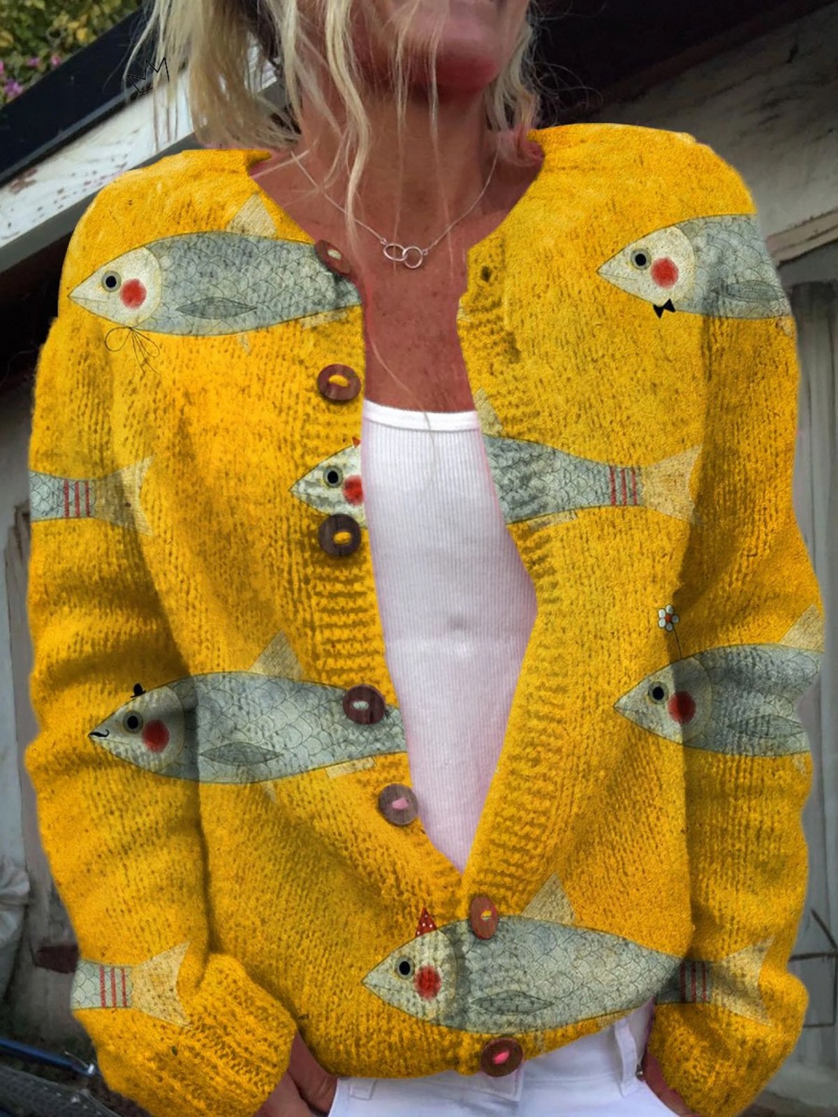 Chaqueta de punto Estrella | Color y alegría sobre lo de siempre