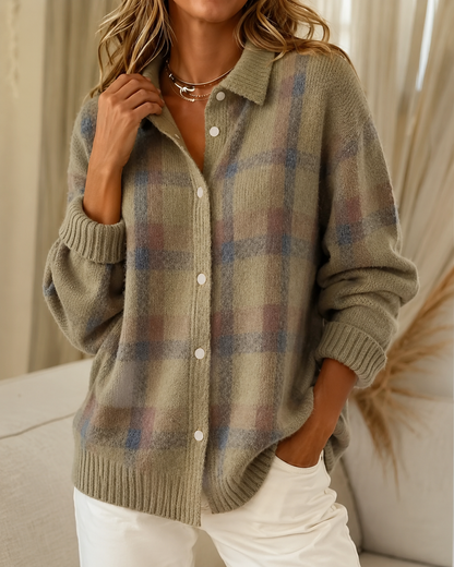 Chaqueta de punto Pilar | Retro, cálida y lista para cualquier momento