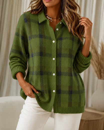 Chaqueta de punto Pilar | Retro, cálida y lista para cualquier momento