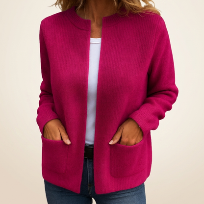 Chaqueta de punto Luz | Con cremallera y con bolsillos
