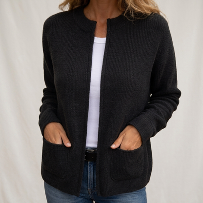 Chaqueta de punto Luz | Con cremallera y con bolsillos