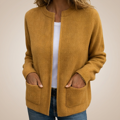 Chaqueta de punto Luz | Con cremallera y con bolsillos