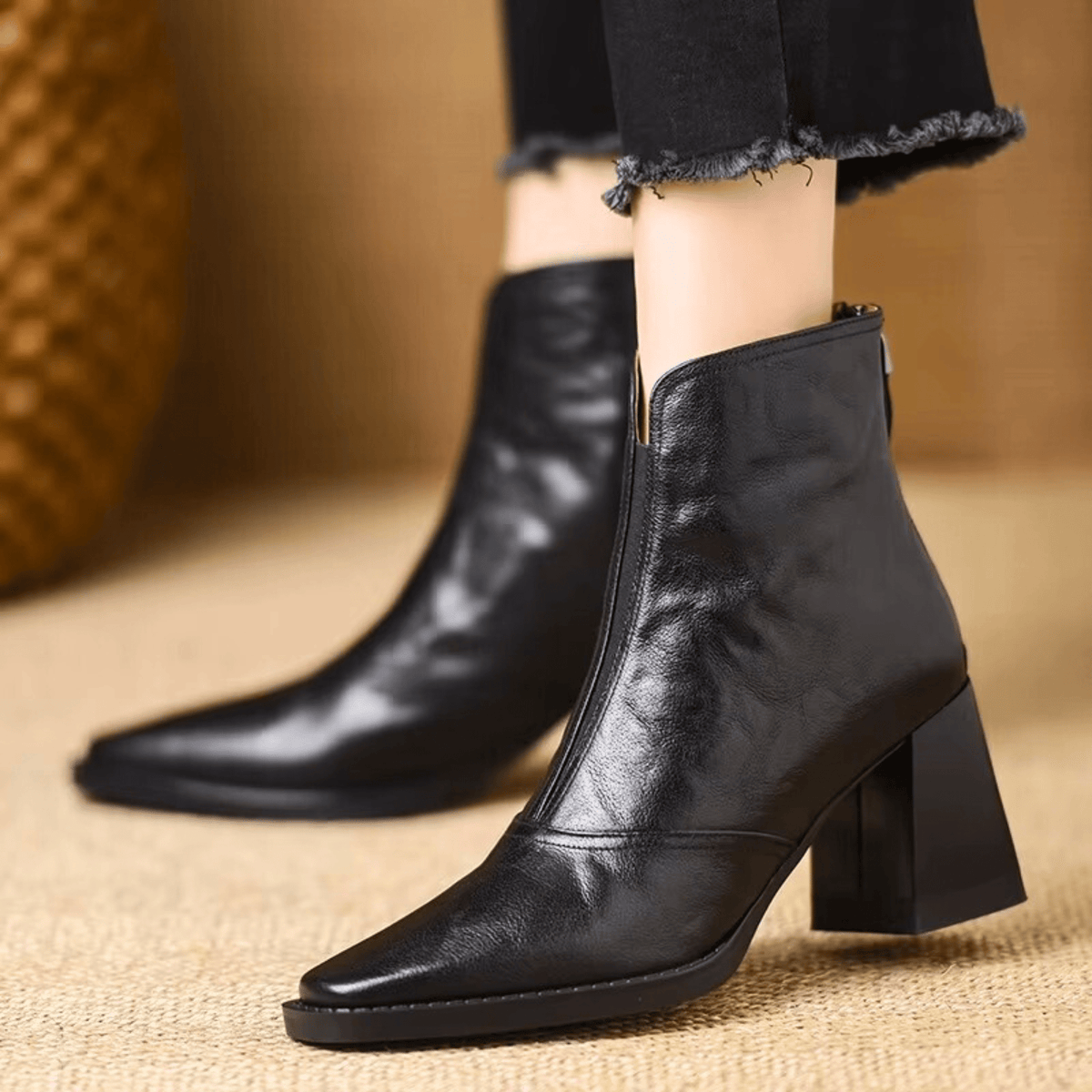 Botas Inés | Tacón ancho, paso firme