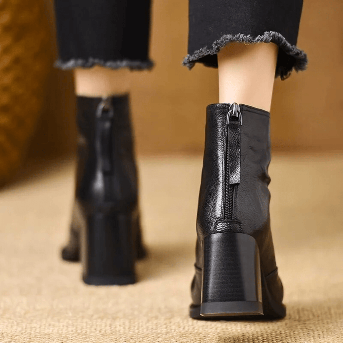 Botas Inés | Tacón ancho, paso firme