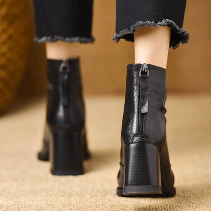 Botas Inés | Tacón ancho, paso firme