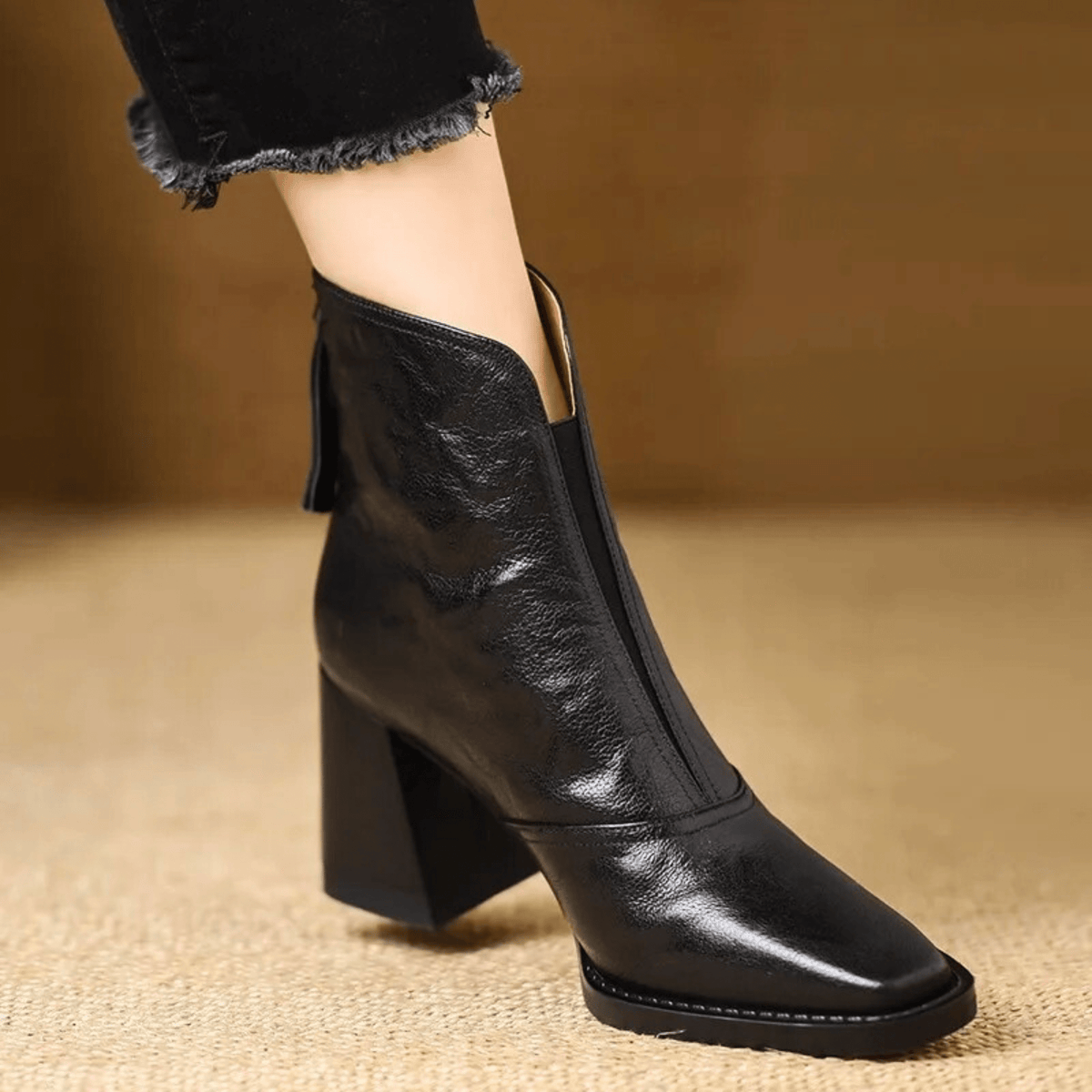 Botas Inés | Tacón ancho, paso firme