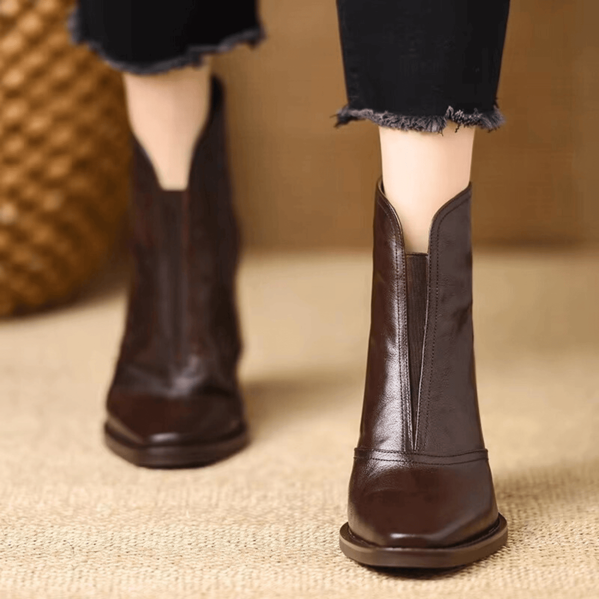 Botas Inés | Tacón ancho, paso firme