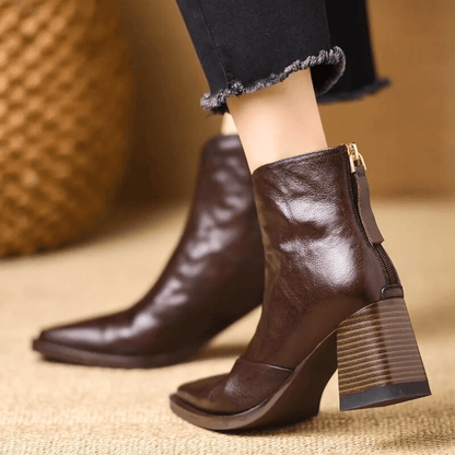 Botas Inés | Tacón ancho, paso firme