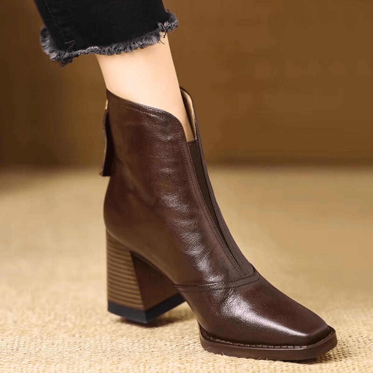 Botas Inés | Tacón ancho, paso firme