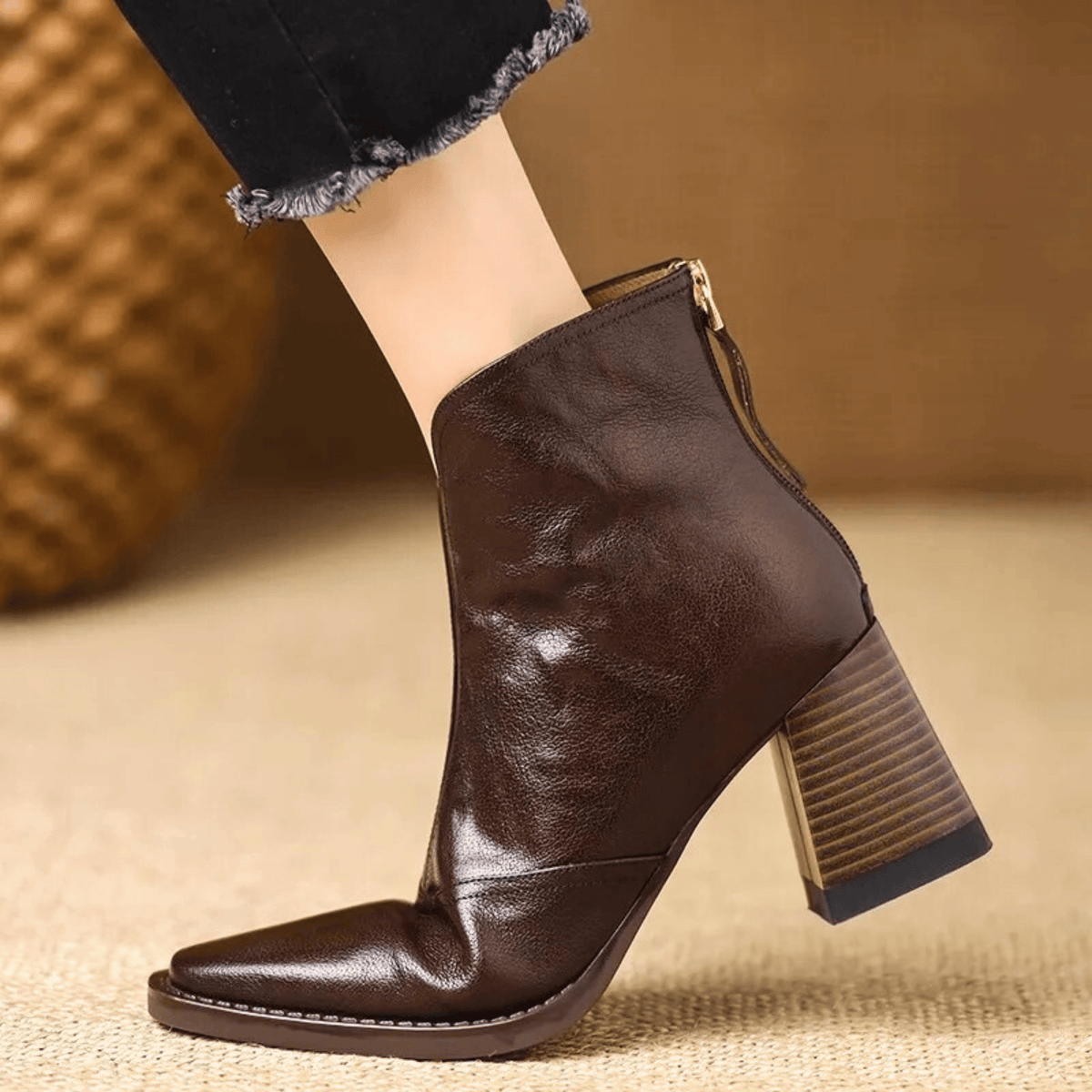 Botas Inés | Tacón ancho, paso firme
