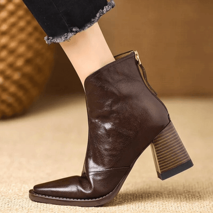 Botas Inés | Tacón ancho, paso firme